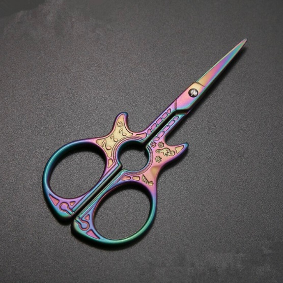 (image for) Embroidery Scissors - Rainbow Guitar